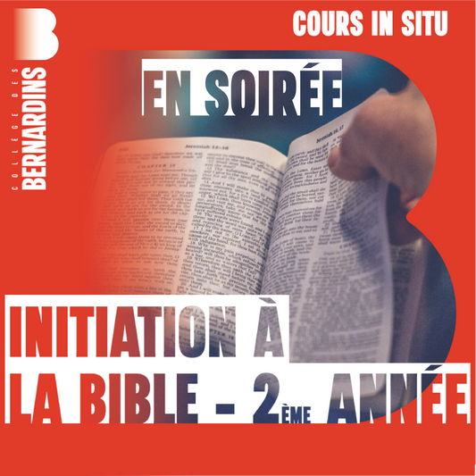 Initiation à la Bible - 2e année